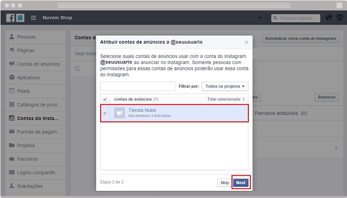 Como criar anuncios no Instagram